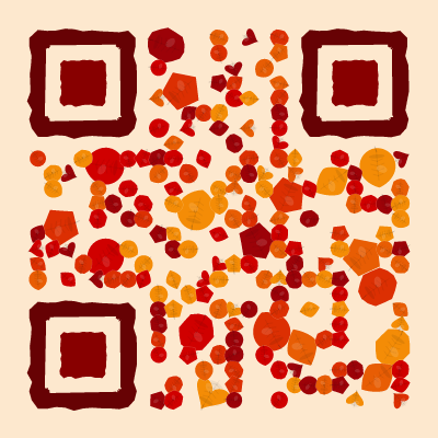 QR code in the autumn preset