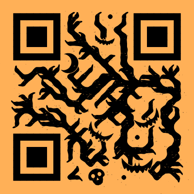 QR code in the bats preset