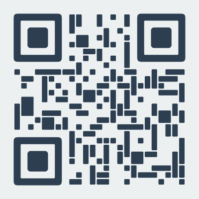 QR code in the blocky preset
