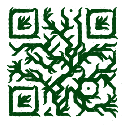 QR code in the creeper preset