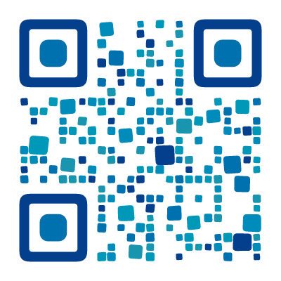 QR code in the deepBlue preset