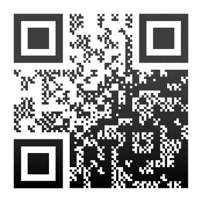 QR code in the dither preset
