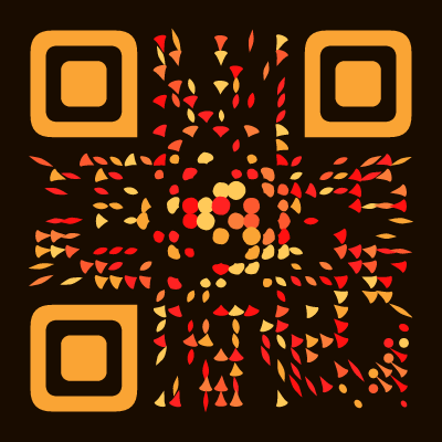 QR code in the explosion preset