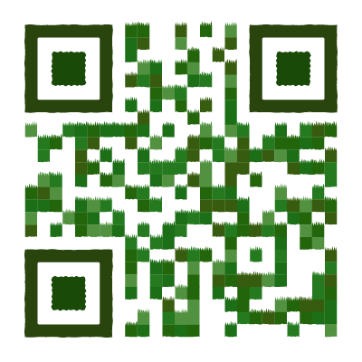 QR code in the grass preset