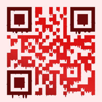 QR code in the halloween preset
