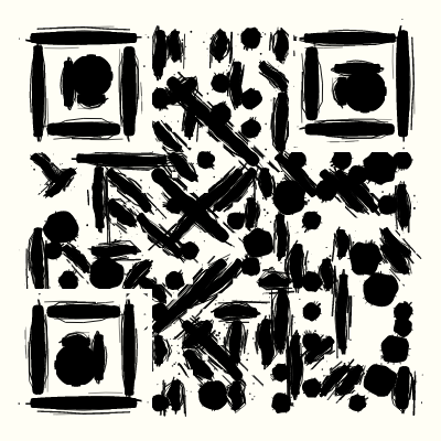 QR code in the inkBloom preset