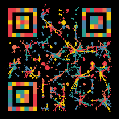 QR code in the lazyArt preset