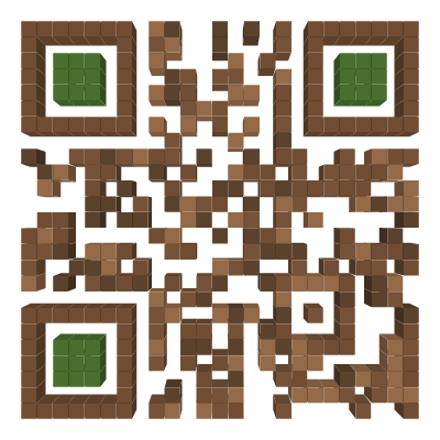 QR code in the minecraft preset