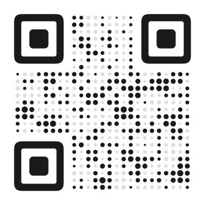 QR code in the modern preset