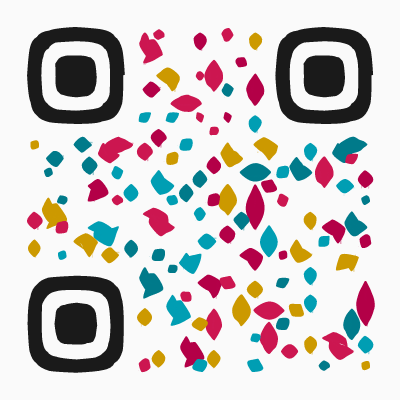 QR code in the paintSplash preset