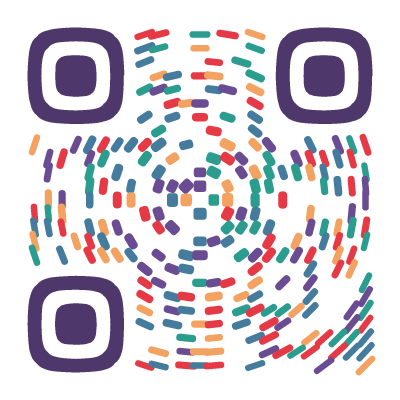 QR code in the pinwheel preset