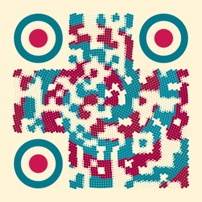 QR code in the ripple preset