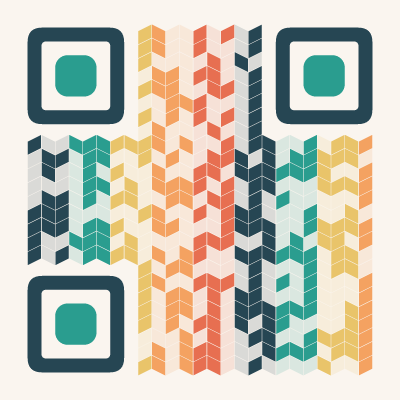 QR code in the zigzag preset